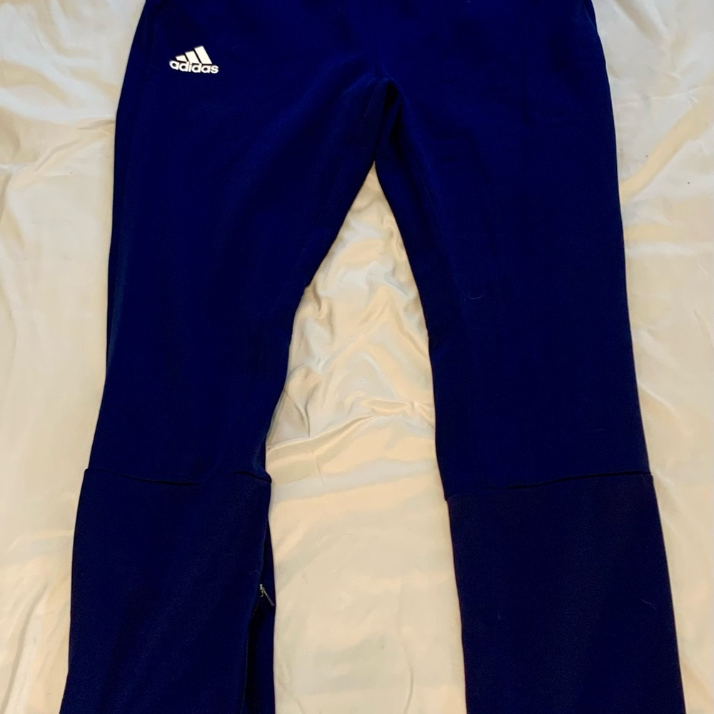 Adidas Blue Jogger Sweatpants Athletic Wear